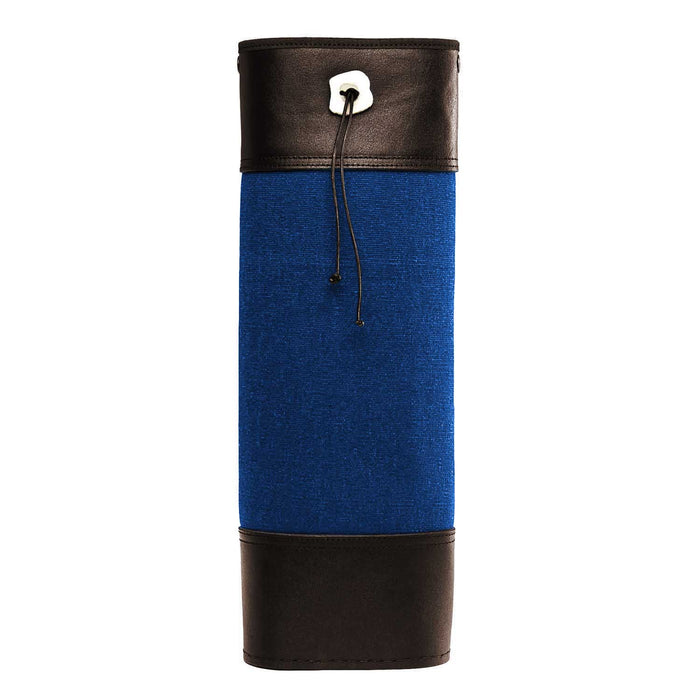 Beier Baumwolle und Leder Rückenköcher Indigo (blau)
