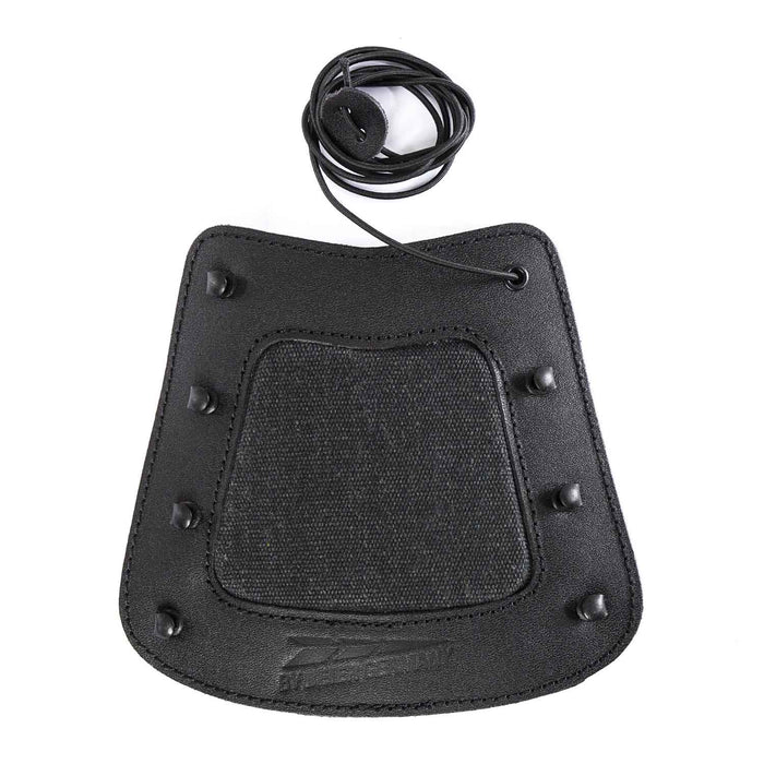 armschutz baumwolle leder schwarz