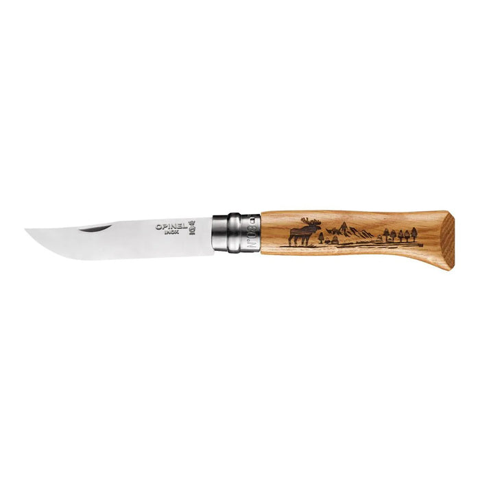 Opinel No 08 ANIMALIA AMERICA, Elch