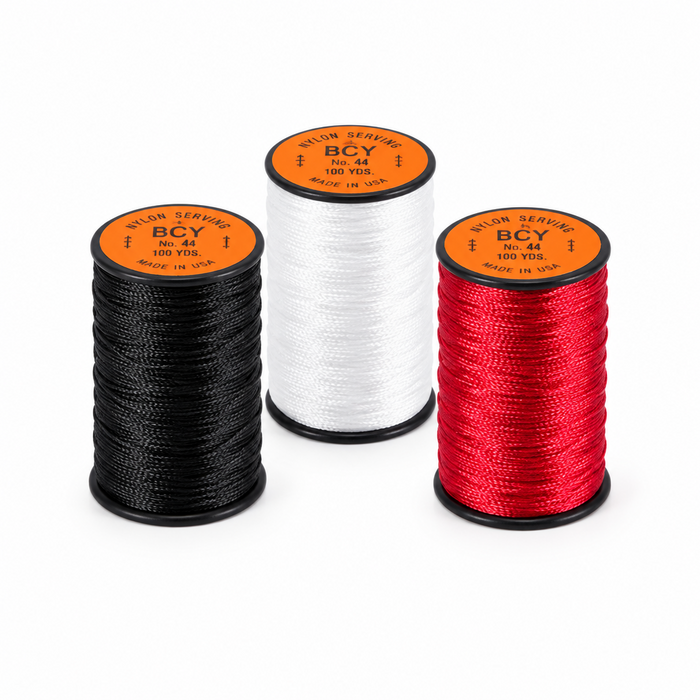 Nylon Wickelgarn 400 - schwarz, rot, weiß