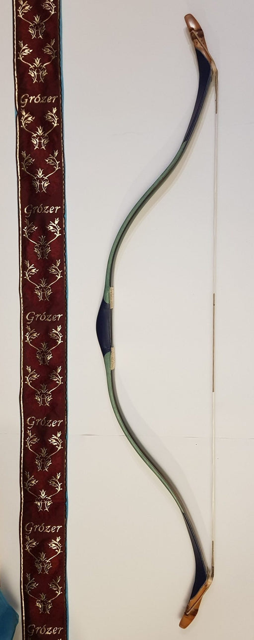 Grózer - laminated turkish bow - türkis blau