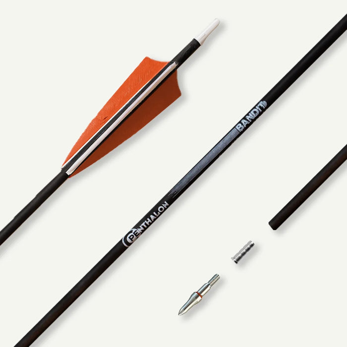 Penthalon Carbonpfeile Bandit Naturfedern