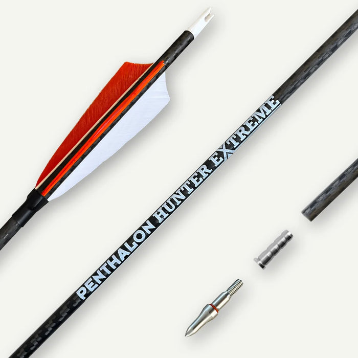 Penthalon Carbonpfeile Hunter Extreme Naturfedern