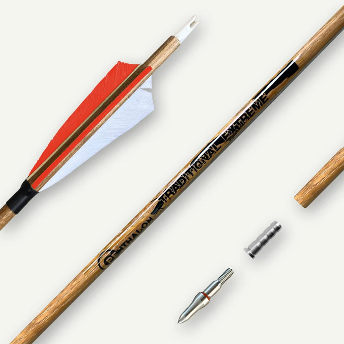 Penthalon Carbonpfeile Traditional Extreme Naturfedern
