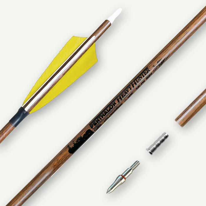 Penthalon Carbonpfeile Heavy Hunter Naturfedern