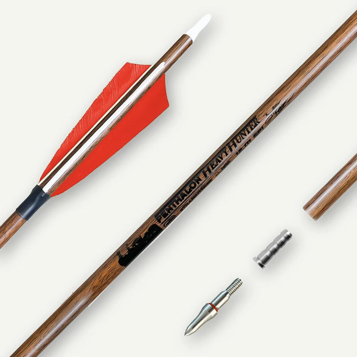 Penthalon Carbonpfeile Heavy Hunter Naturfedern