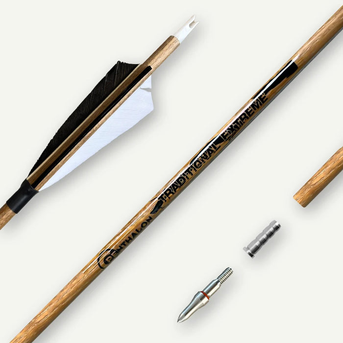 Penthalon Carbonpfeile Traditional Extreme Naturfedern