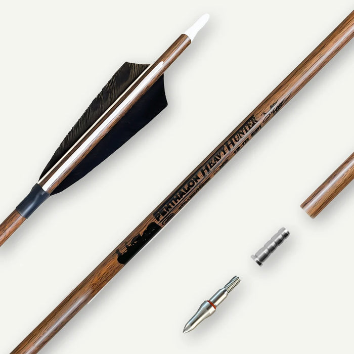 Penthalon Carbonpfeile Heavy Hunter Naturfedern