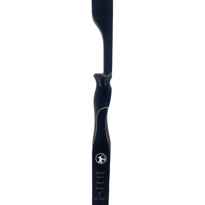Bodnik Bows Black Kiowa RH 52", 25Lbs @ 28" Bodnik Archery