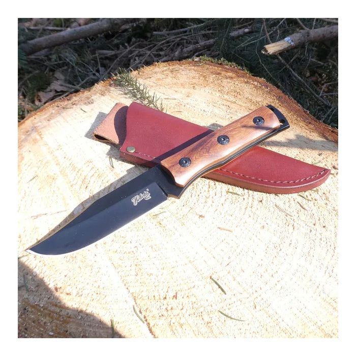 Herbertz Selektion Gürtelmesser, Cocoboloholz