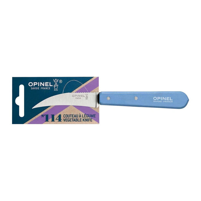 Opinel No 114 Gemüsemesser, blau