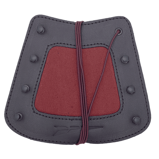 Beier Armschutz Leder Baumwolle rot