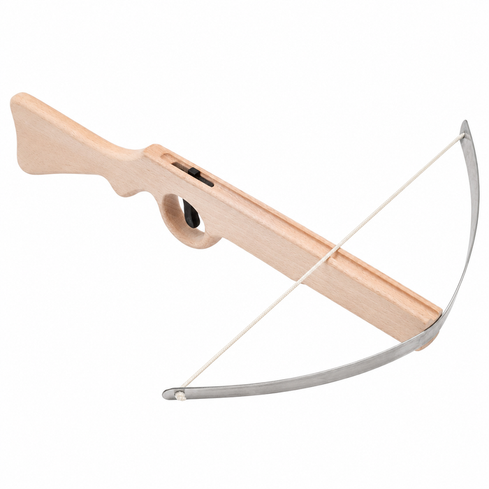 Kinderarmbrust | Holzkönig - Armbrust mit 3 Pfeilen (neues Designe)