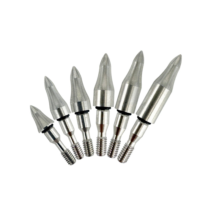 Edelstahl Schraubspitze 5/16" mit O-Ring Bodnik Archery