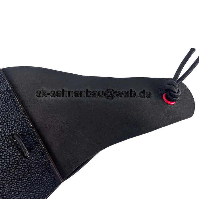 Perlrochenleder Tab BSE Bodnik Archery