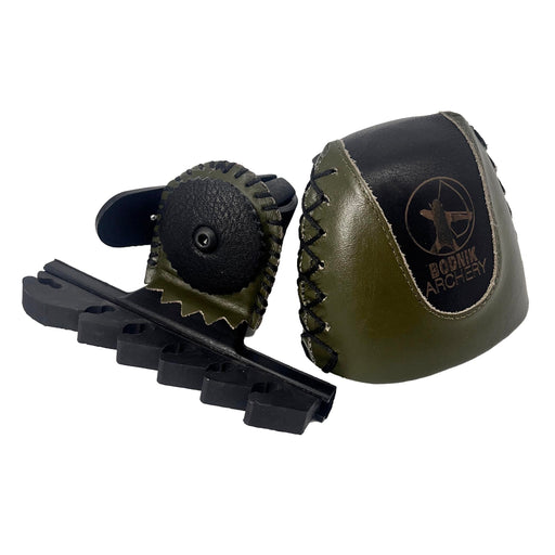 Strap On Bogenköcher Small Zweifarbig Grün / Schwarz Bodnik Archery