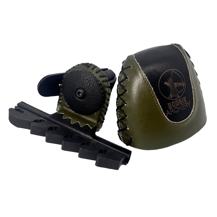 Strap On Bogenköcher Small Zweifarbig Grün / Schwarz Bodnik Archery