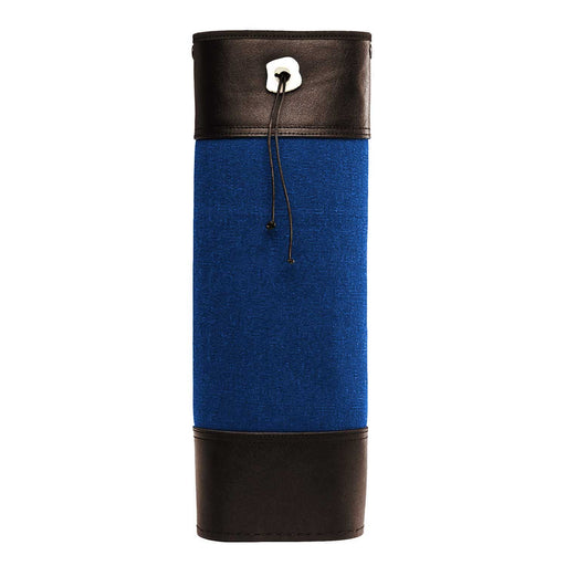 Beier Baumwolle und Leder Rückenköcher Indigo (blau)