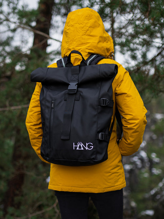 BÄG Rolltop Rucksack inkl. Fach für Laptop [15 Zoll] HÄNG