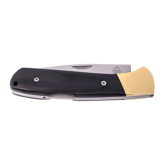 Puma TEC Taschenmesser, Pakkaholz, schwarz
