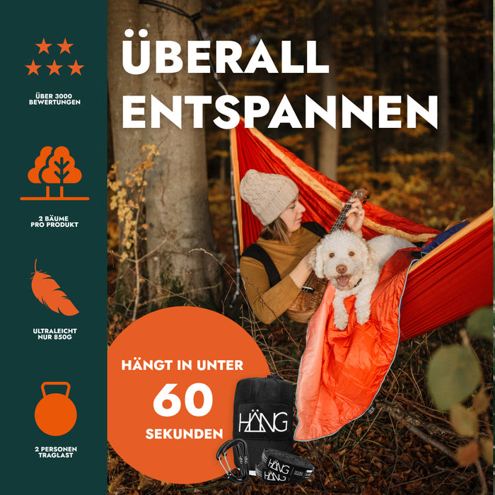 HÄNG Hängematte + Aufhängung HÄNG